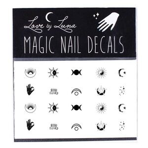 LOVE BY LUNA Magic Nail Decals Sun and Moon Design Set